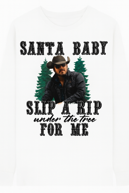 Santa Baby Slip a Rip Christmas T-Shirt