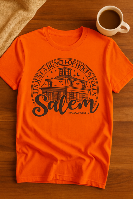 Adult Just a bunch of hocus pocus, Salem Massachusetts, Short sleeve T-shirt