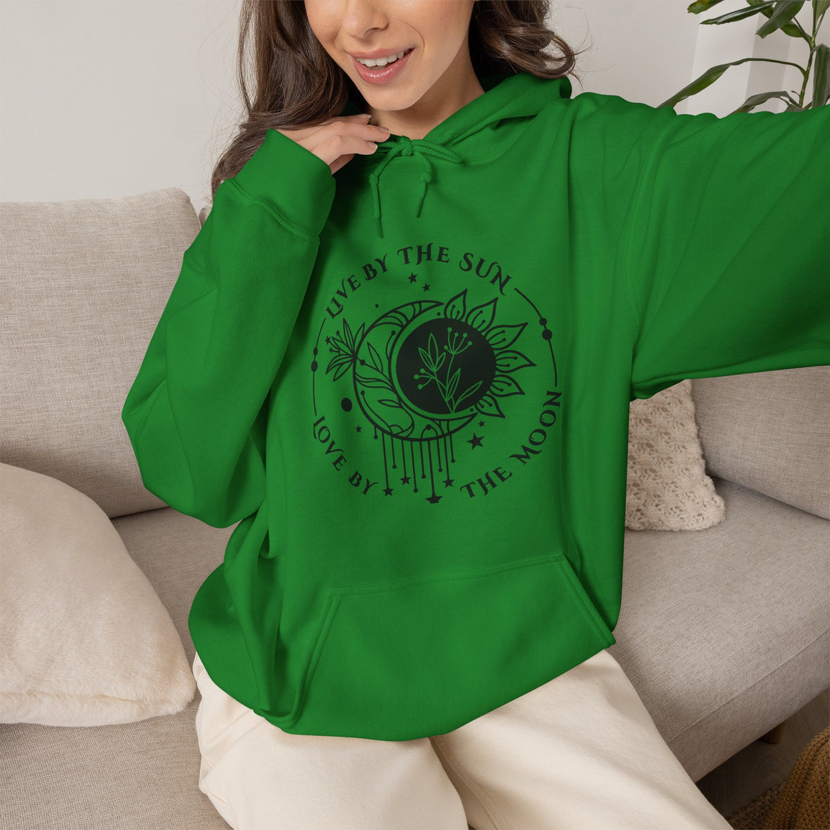Live by the sun, Love by the Moon Hoodie