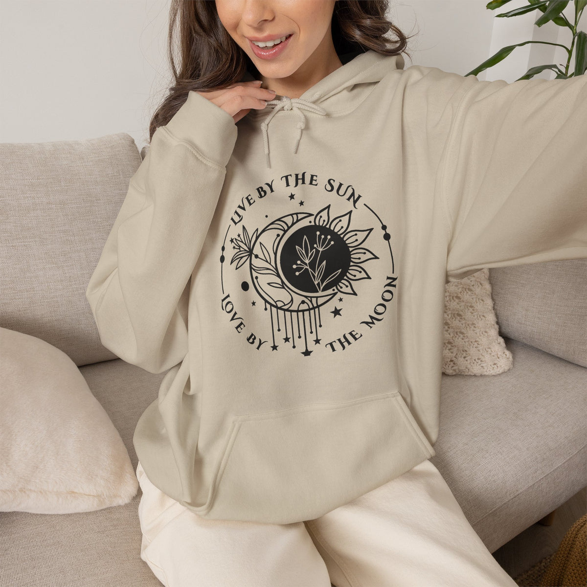Live by the sun, Love by the Moon Hoodie
