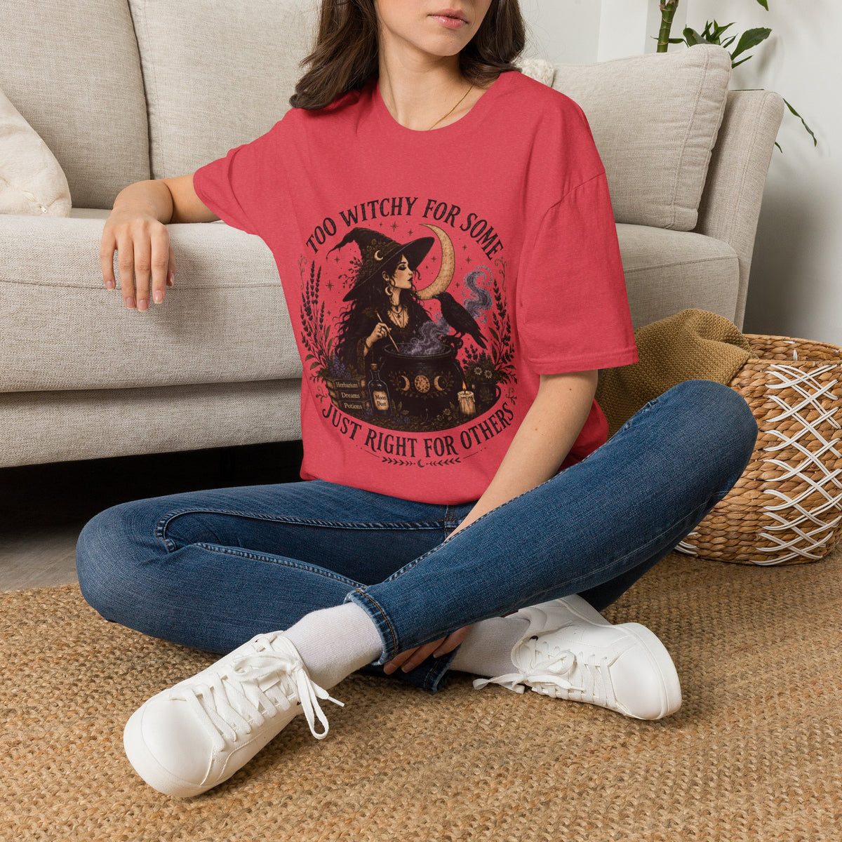 Too Witchy for some, just right for others Unisex Softstyle T-Shirt