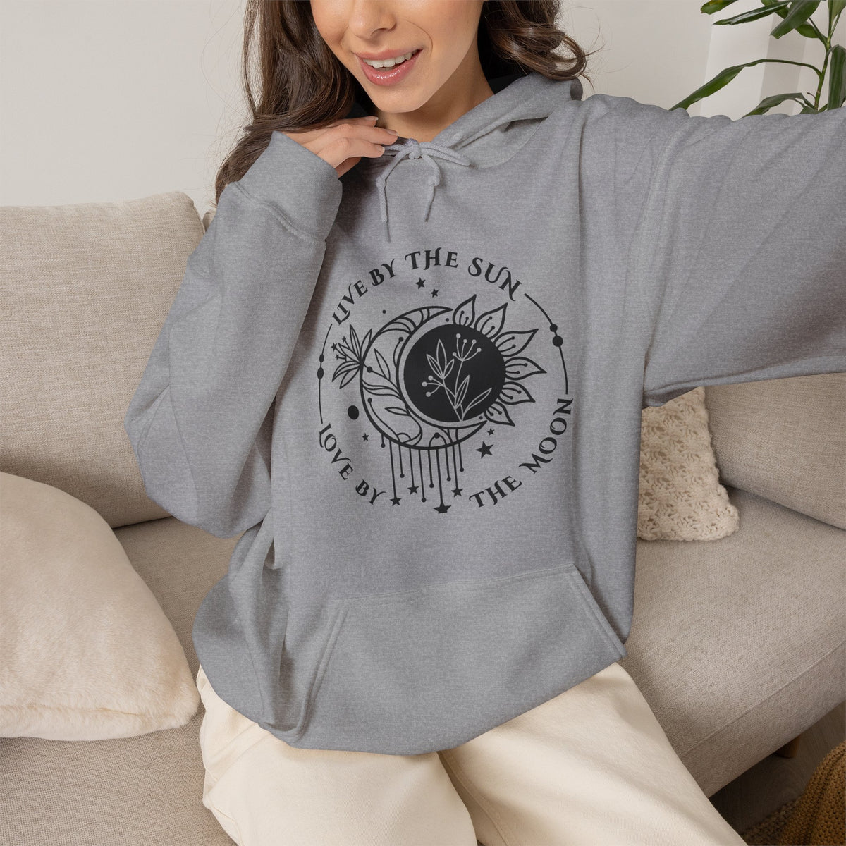 Live by the sun, Love by the Moon Hoodie