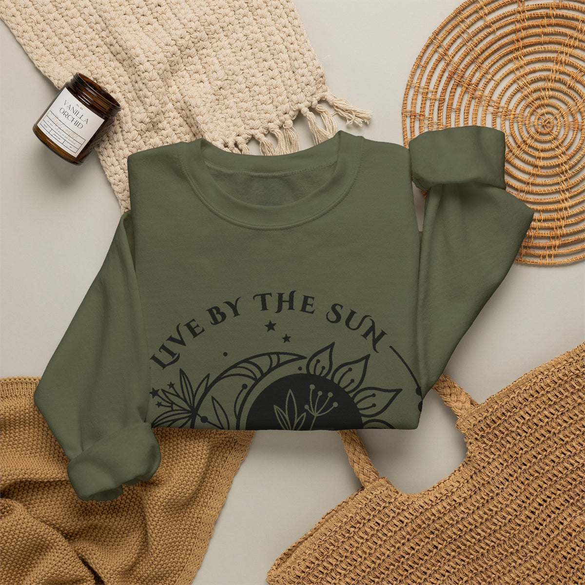 Live by the Sun Love by the Moon Celestial Sweatshirt