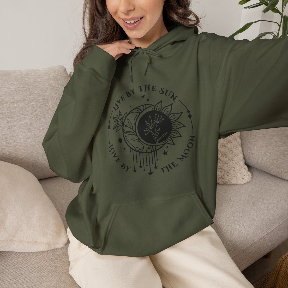 Live by the sun, Love by the Moon Hoodie