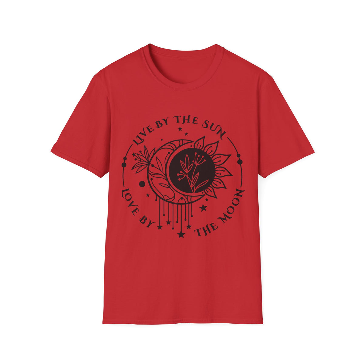 Live by the Sun Love by the Moon T-Shirt | Celestial Botanical Tee