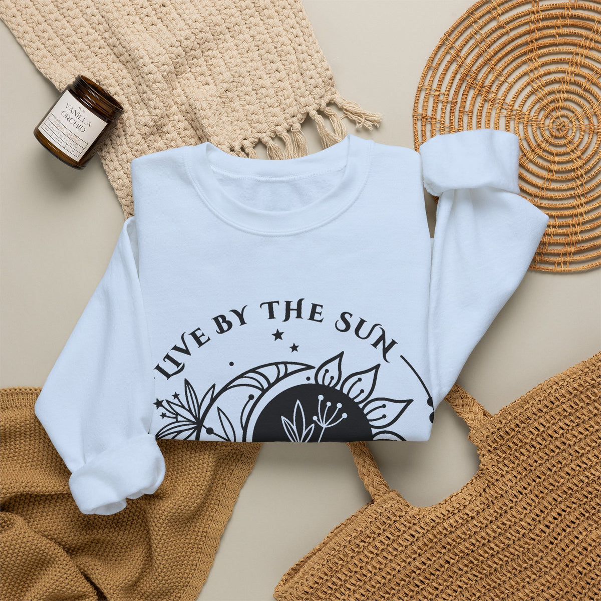 Live by the Sun Love by the Moon Celestial Sweatshirt