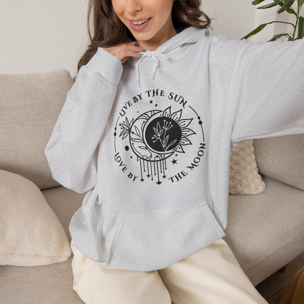Live by the sun, Love by the Moon Hoodie