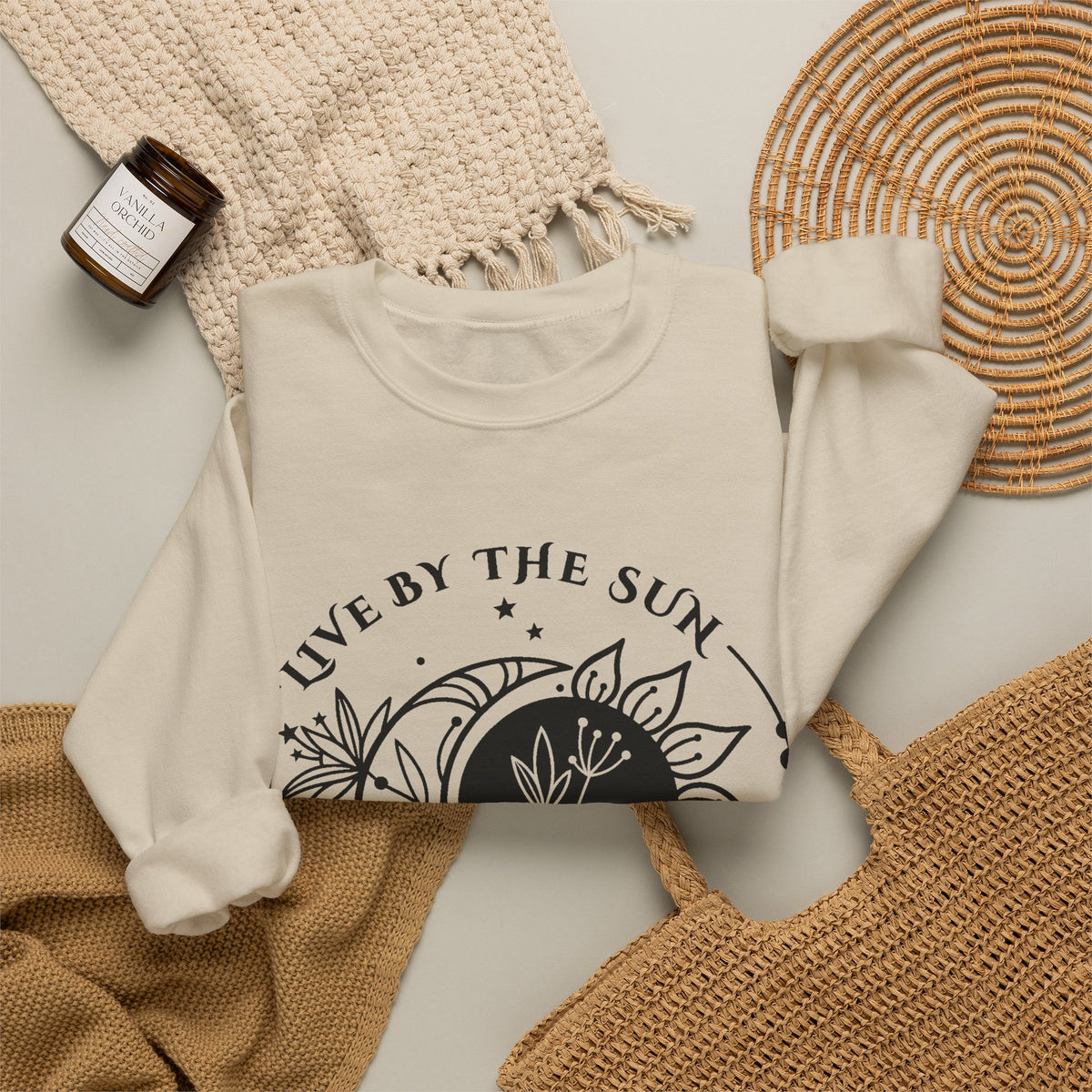 Live by the Sun Love by the Moon Celestial Sweatshirt