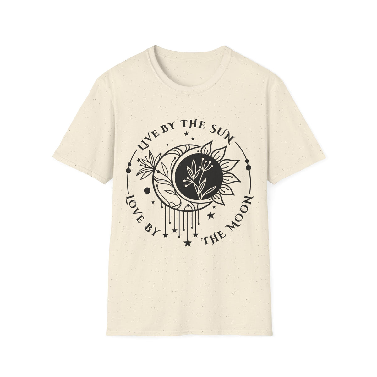 Live by the Sun Love by the Moon T-Shirt | Celestial Botanical Tee