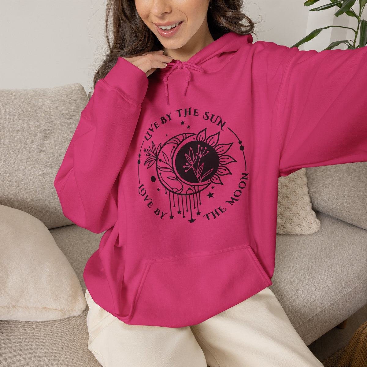 Live by the sun, Love by the Moon Hoodie