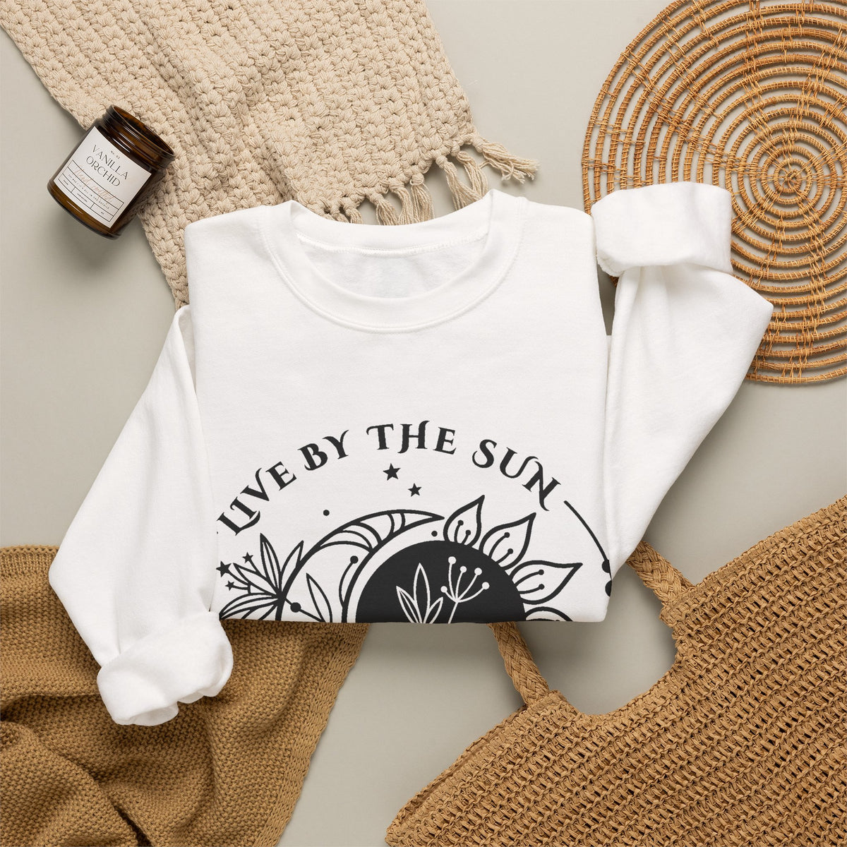 Live by the Sun Love by the Moon Celestial Sweatshirt