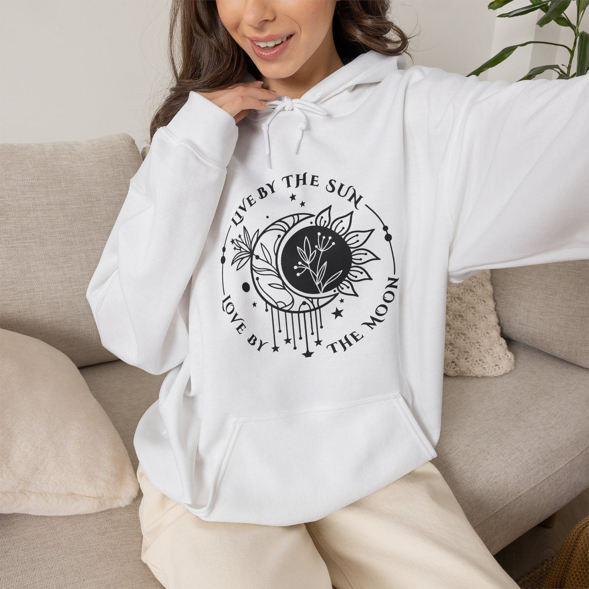 Live by the sun, Love by the Moon Hoodie