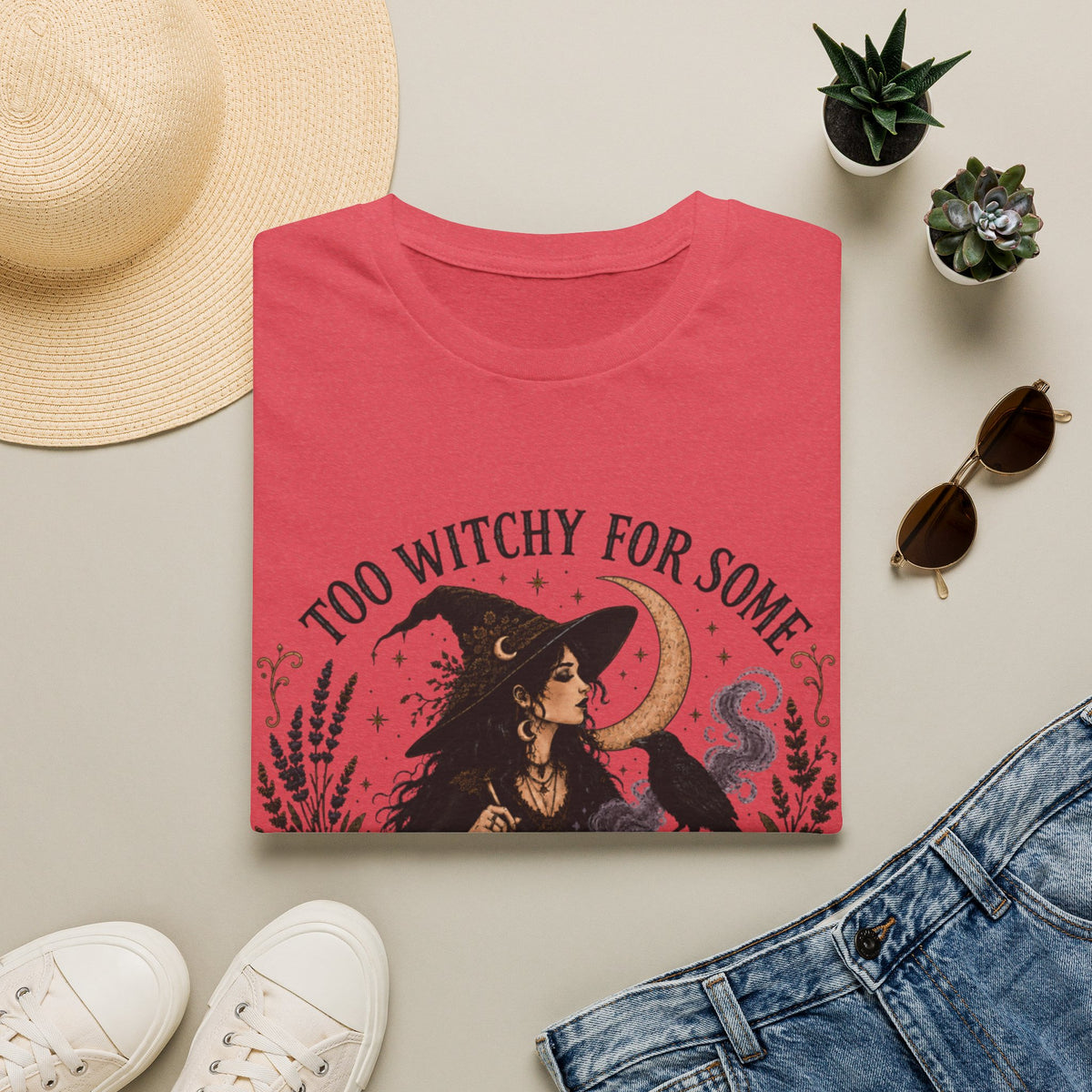 Too Witchy for some, just right for others Unisex Softstyle T-Shirt