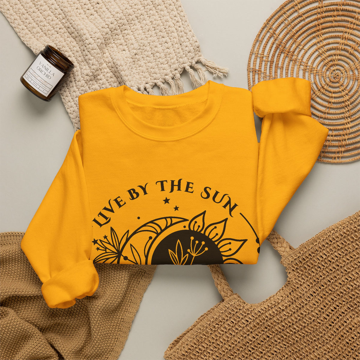 Live by the Sun Love by the Moon Celestial Sweatshirt