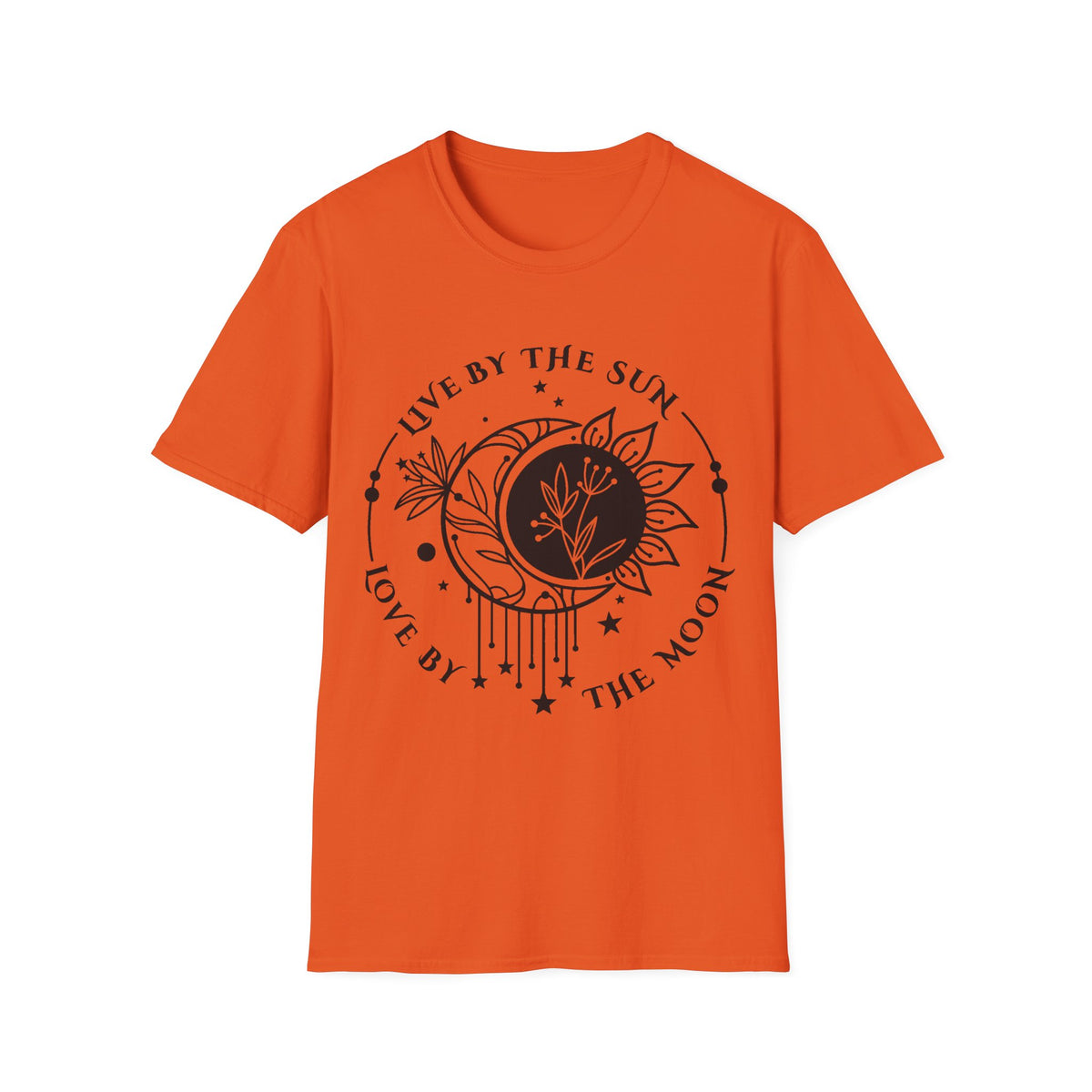 Live by the Sun Love by the Moon T-Shirt | Celestial Botanical Tee